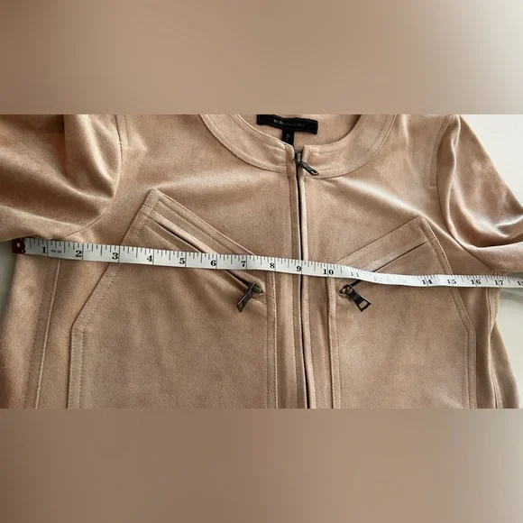 BCBGMaxAzria Blush Midi Dress with 3/4 Sleeves - Picture 7 of 12